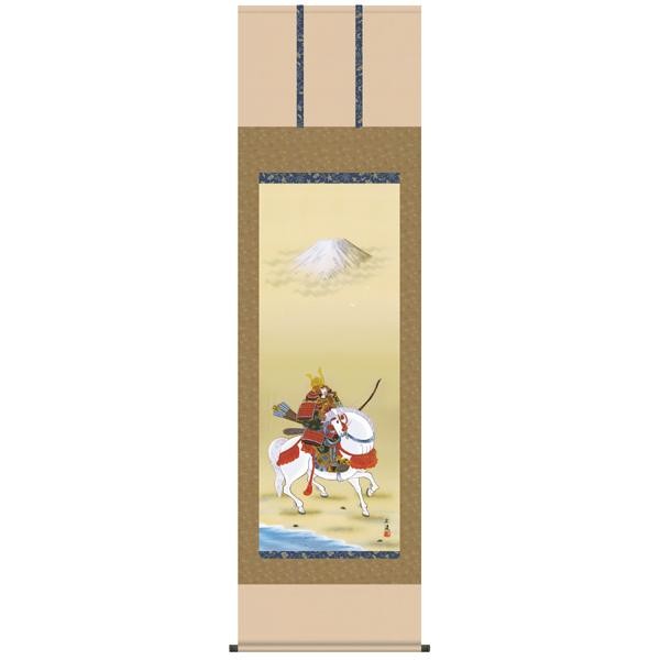Hirotatsu Tanaka - Mounted Warrior (Hanging Scroll)