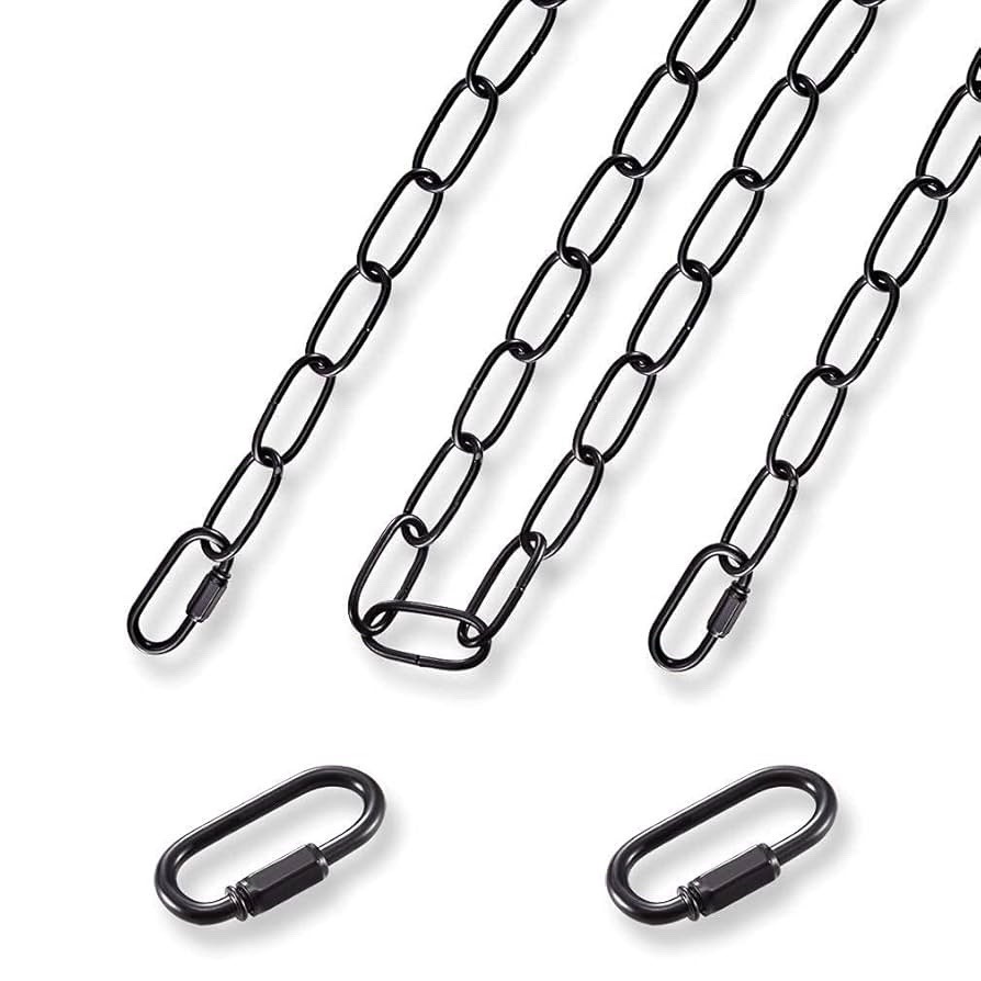 6 Feet Chandelier Chain, Black Chain for Hanging