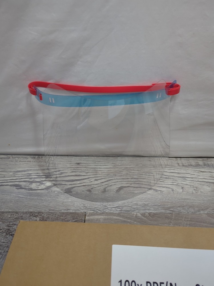 Face Shield Disposable PPE Washable Protective Cover Clear Mask 100 Pack