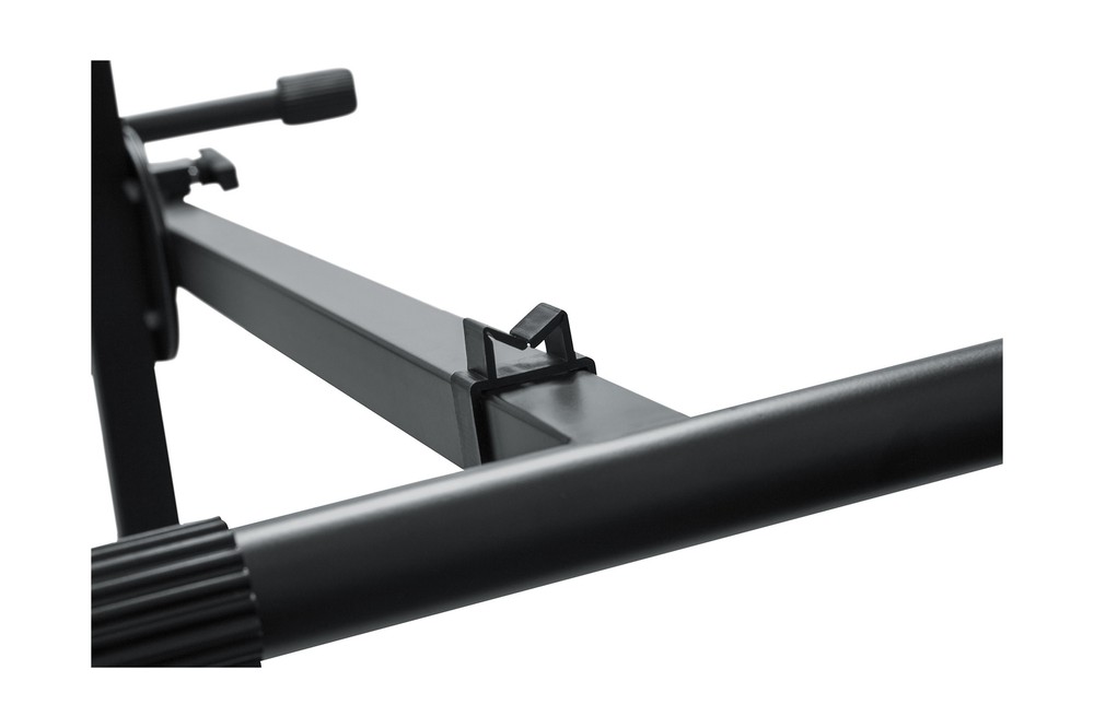 Gator Frameworks Deluxe Two Tier X-Style Keyboard Stand with Adjustable Heigh...