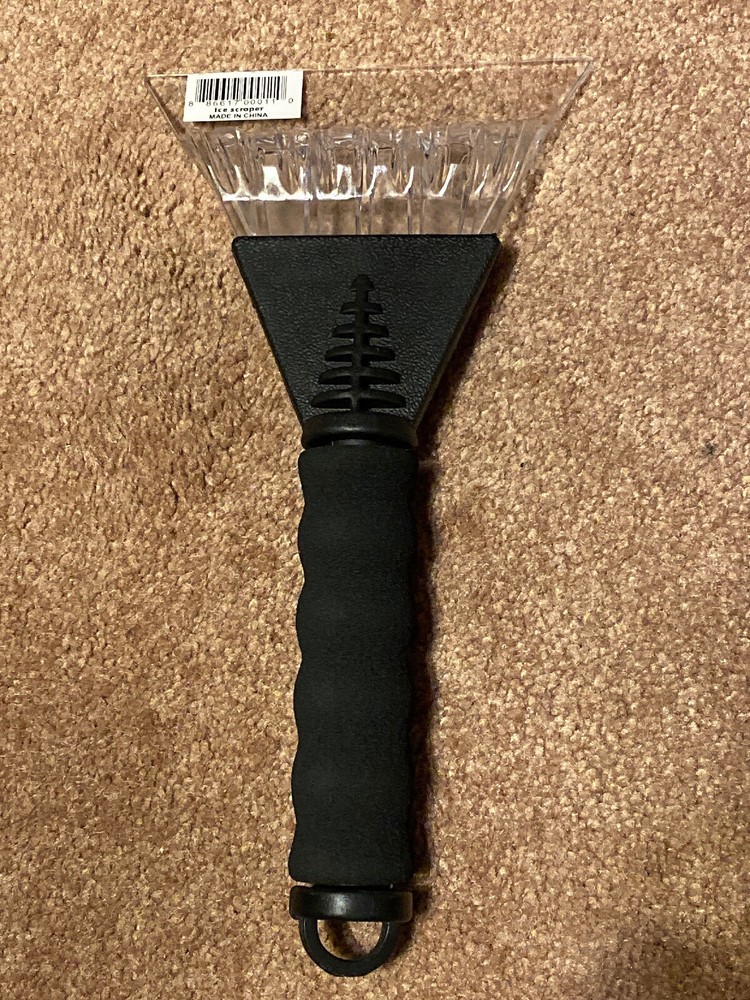 Fall    Ice Scraper - 10' * 5.25 " - Comfortable Foam Handle       FAST SHIPPING