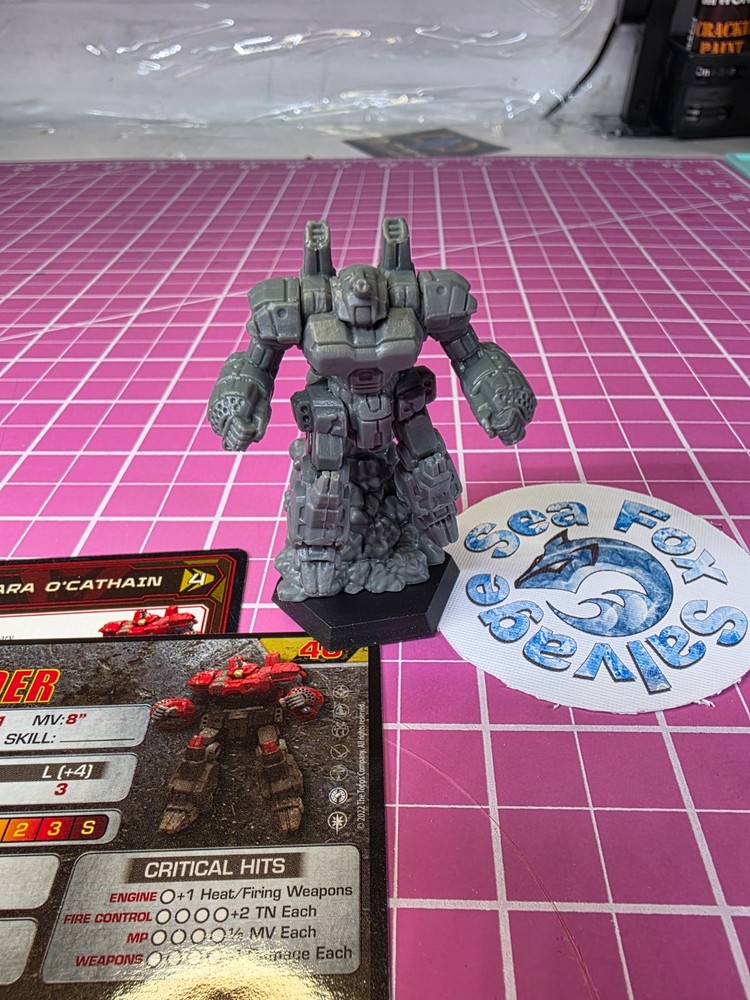 BattleTech Jumping Crusader Mech -- Kell Hounds Striker Lance + Cards
