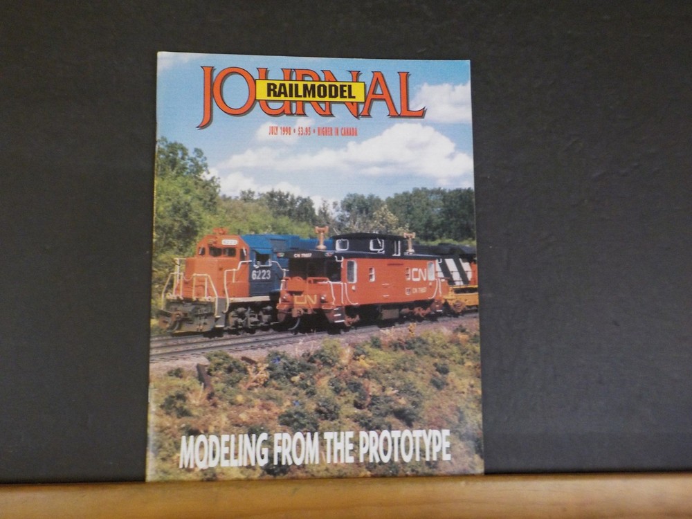 Railmodel Journal 1998 July RMJ Modeling from the Prototype