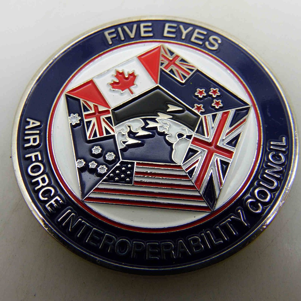 FIVE EYES AIR FORCE INTEROPERABILITY COUNCIL CHALLENGE COIN