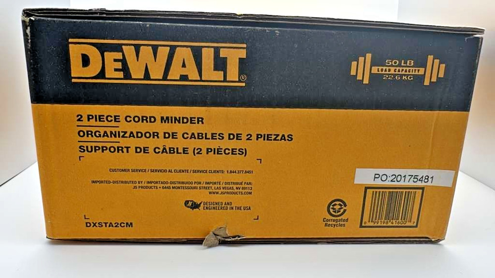 DEWALT DXSTA2CM 2-Pack Cord Minder Bracket Set for DXST Storage Racks | New
