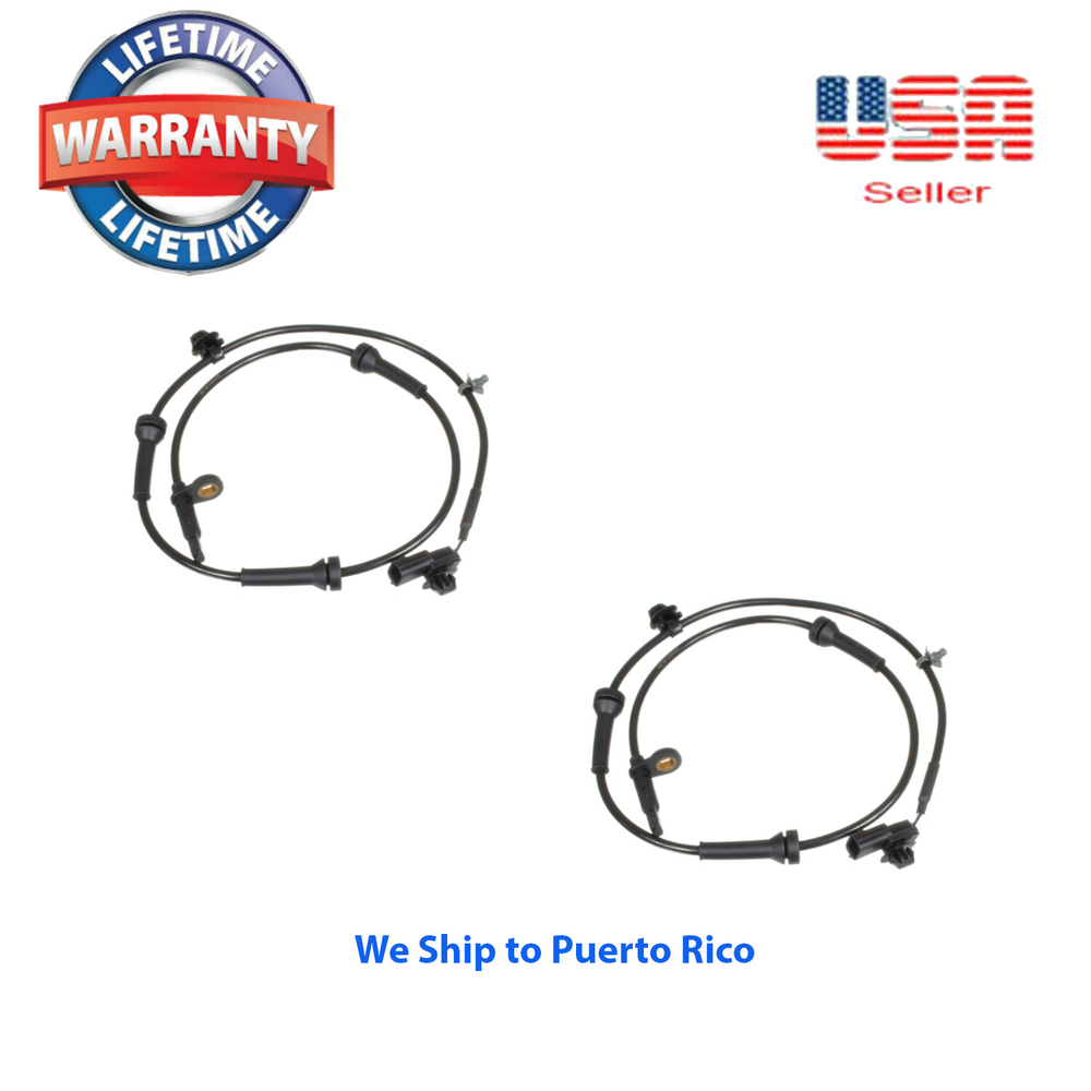 2 ABS Wheel Speed Sensor Rear Left & Right Fit:Altima 2013-2018 Maxima 2015-2020