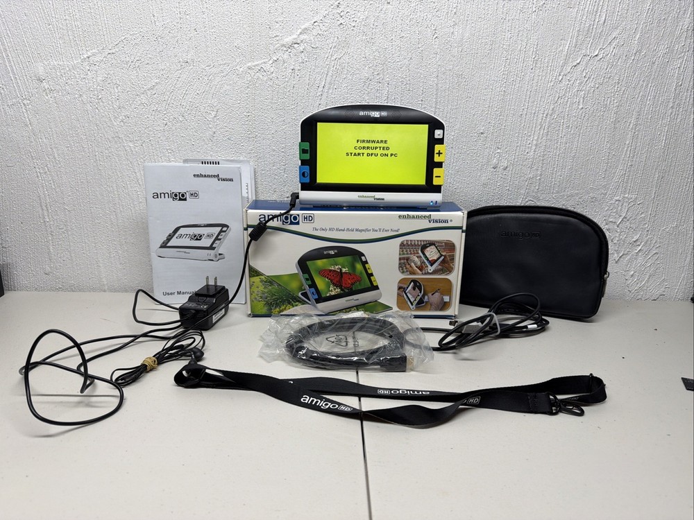 Amigo HD Enhanced Vision Magnifier Color 7" Handheld Reader (Not Working, Read)