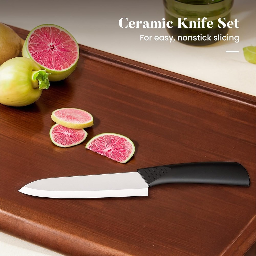 Kitchen Induction Cookware & Bakeware Set - 30 Piece Black Granite Cooking Pa...