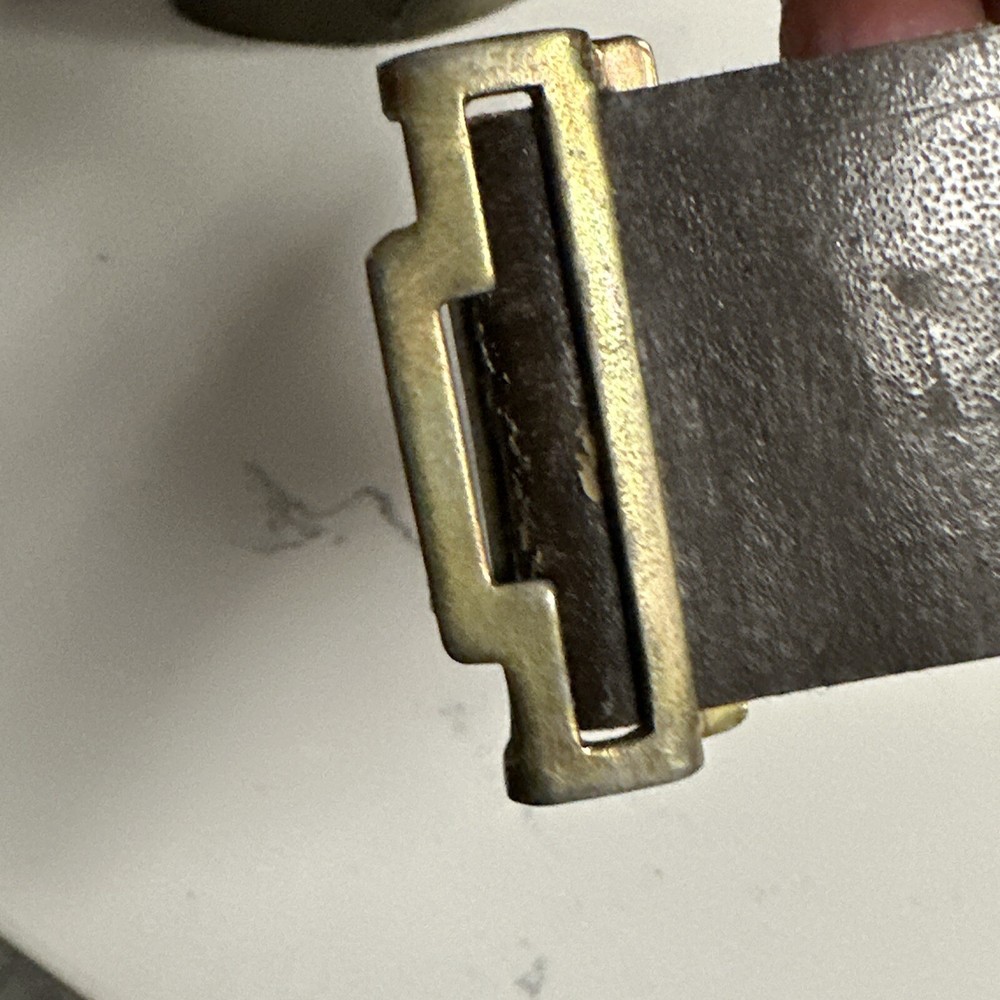 Vintage Soviet Russian Military Field Uniform Surplus Adjustable Belt