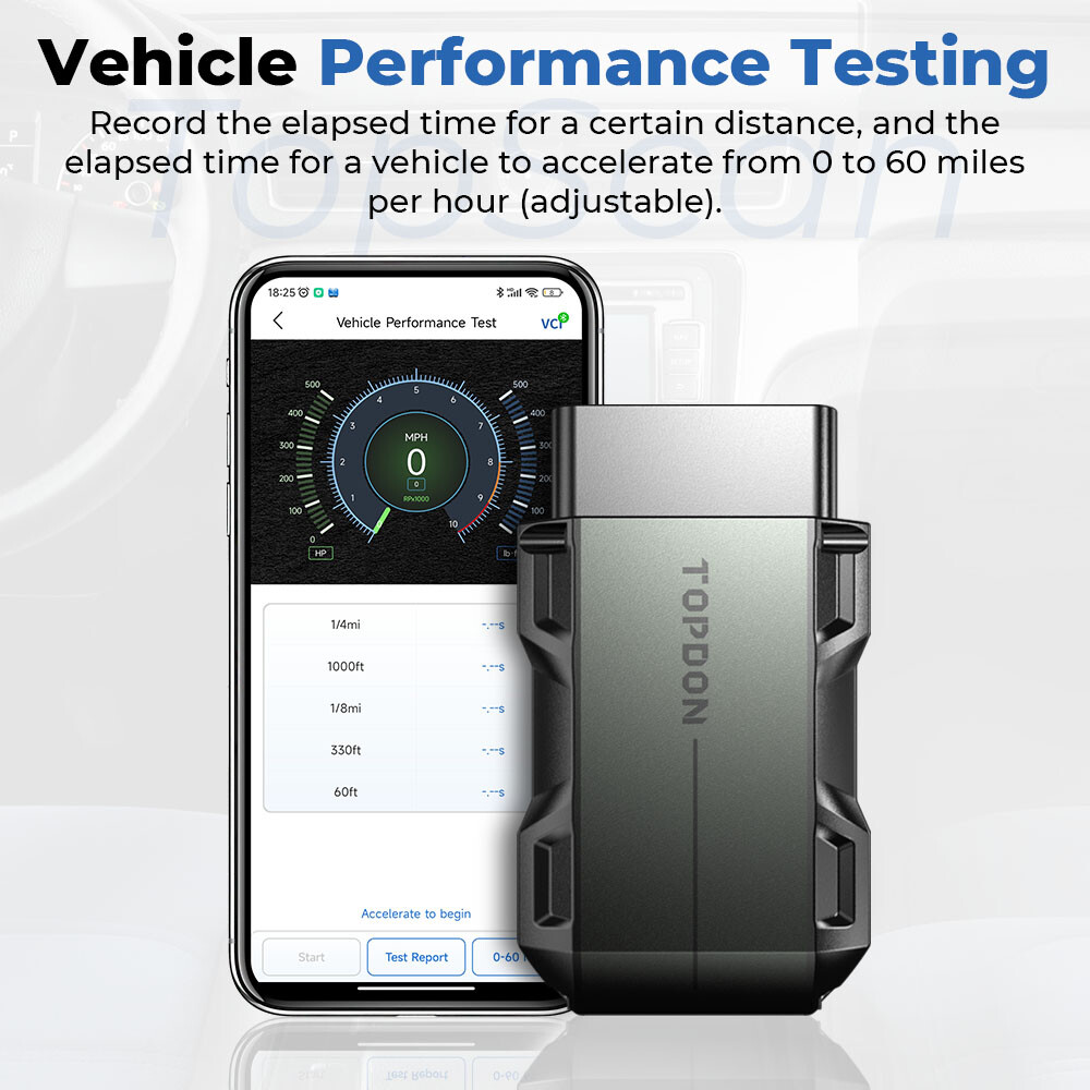 TOPDON TOPSCAN Bluetooth OB2 Scanner Code Reader Full System Car Diagnostic Tool