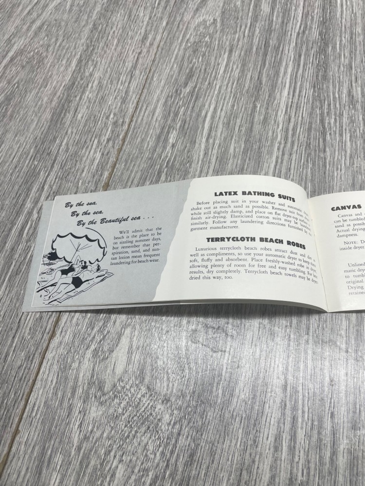 Automatic Clothes Dryer Tip Sheet Brochure 1961 22 Pages PG&E