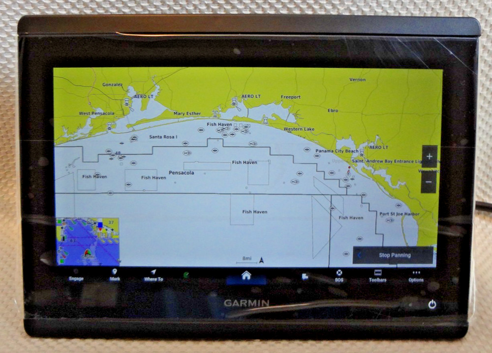 GARMIN GPSMAP 8612 GPS ChartPlotter GN+ Sonar LiveScope Panoptix - Recertified