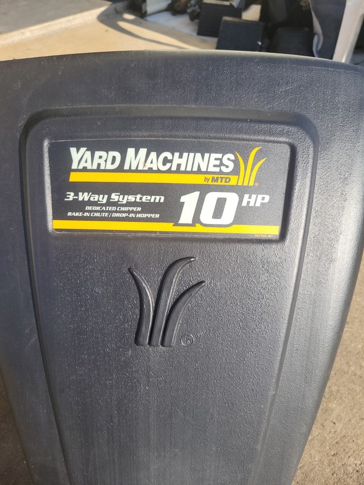 Yard Machine 10 HP Wood Chipper