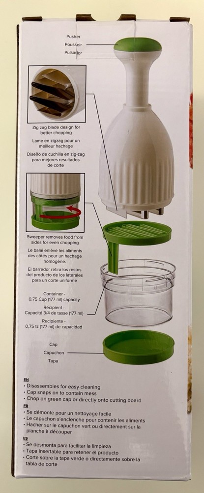 Progressive Prep Solutions Fresh Food Chopper (New Open Box)