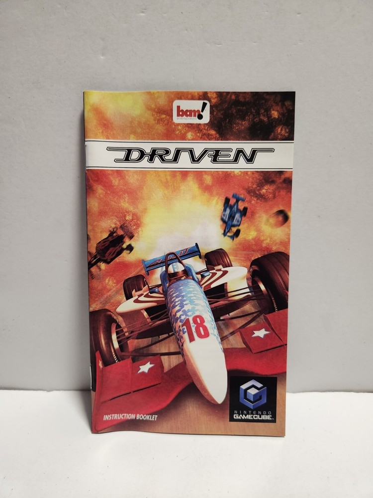 Driven (Nintendo GameCube) Original Manual Only