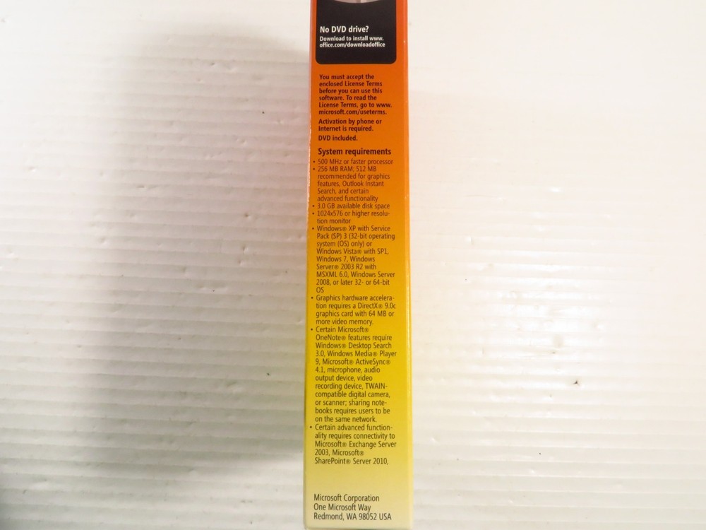 Microsoft Office 2010 Professional For 2 PCs Full English Retail Box Version