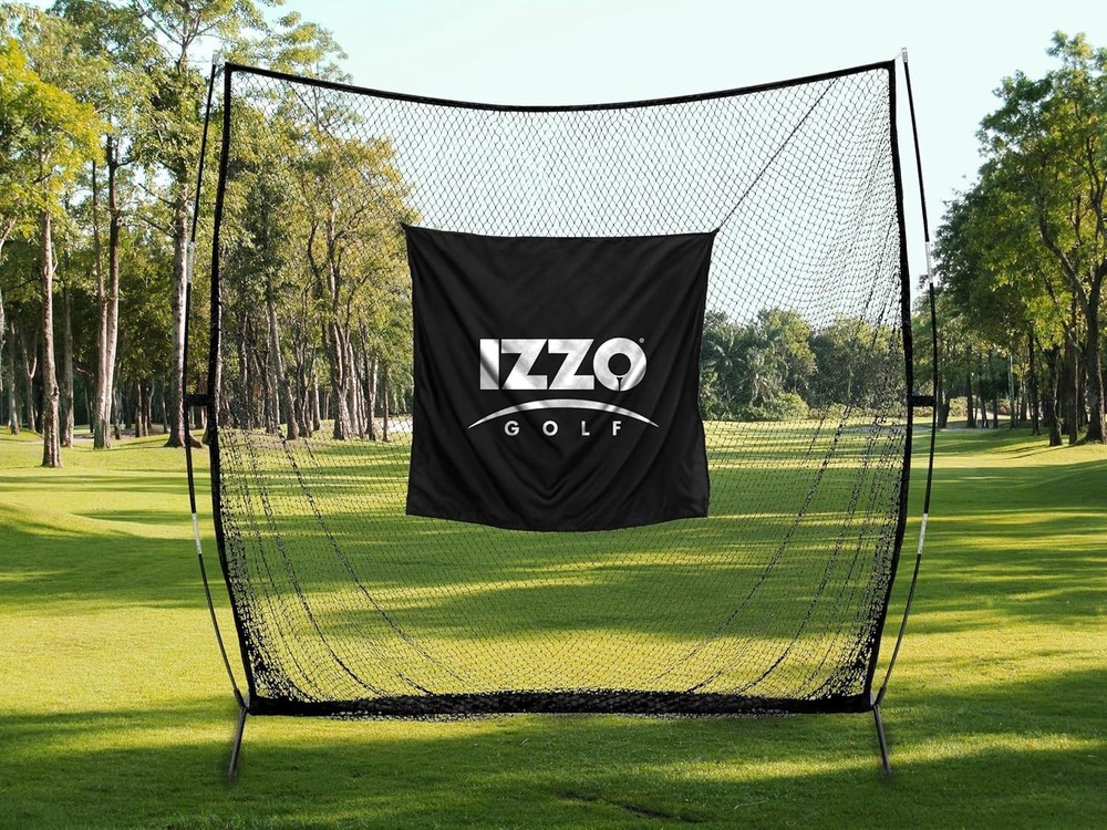Oversized 12' x 10' Titan Golf Hitting Net - Easy Setup & Strong Support