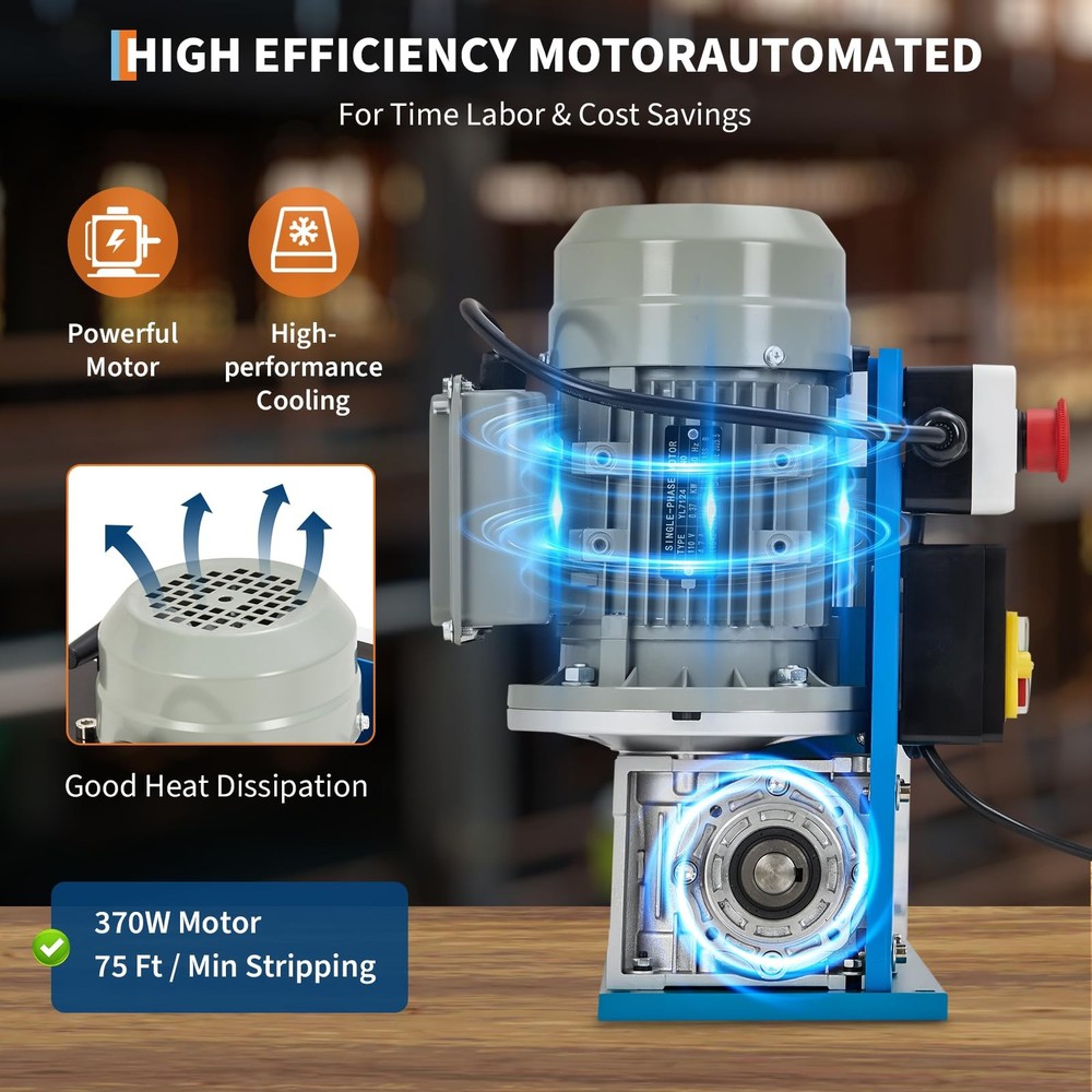 🔝Automatic Scrap Cable Stripper Electric Wire Stripping Machine Copper Recyclin