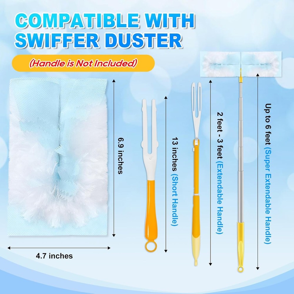 Duster Refill Compatible with Swiffer Hand Duster, 20 Pack-unscented