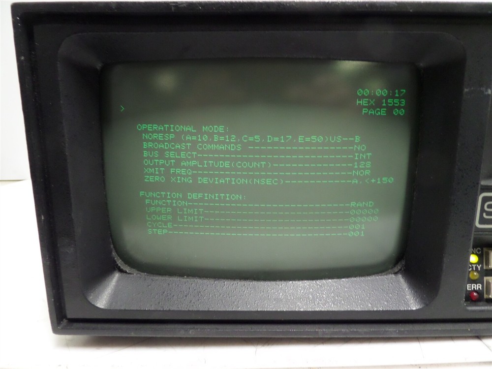 Loral Instrumentation SBA100F Digital Data Analyzer