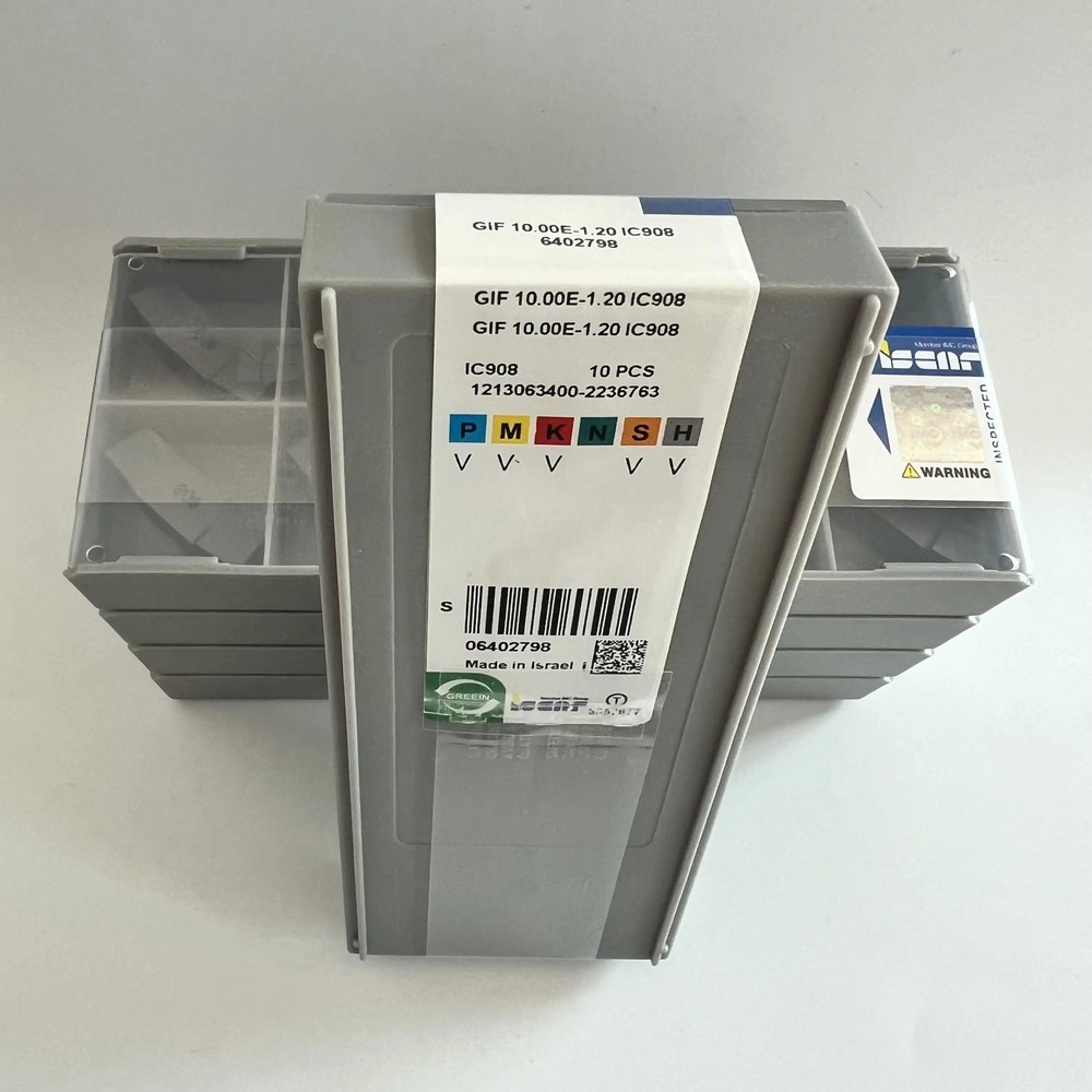 ISCAR / GIF10.00E-1.20 IC908 / 10 Pcs