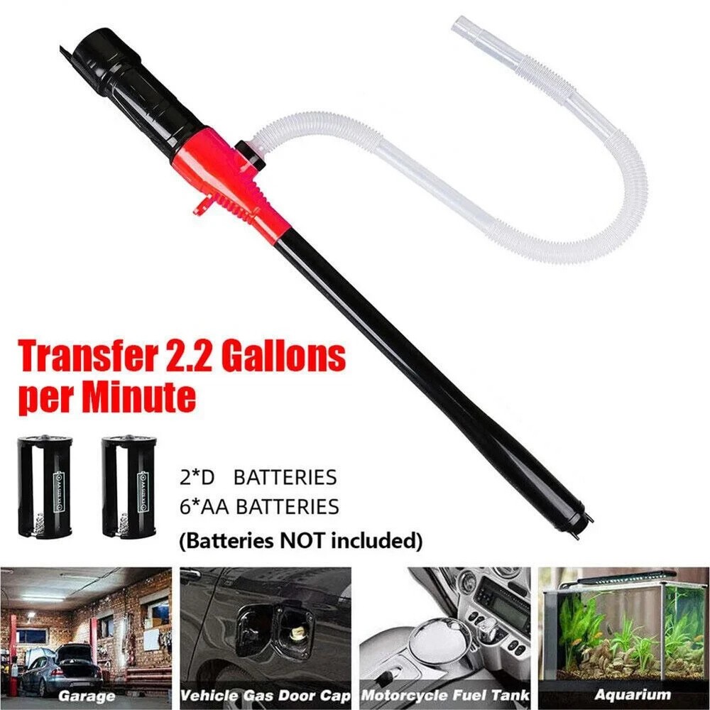 Hyper Tough MULTI-PURPOSE LIQUID TRANSFER PUMP Battery SYPHON Fluid Oil Water