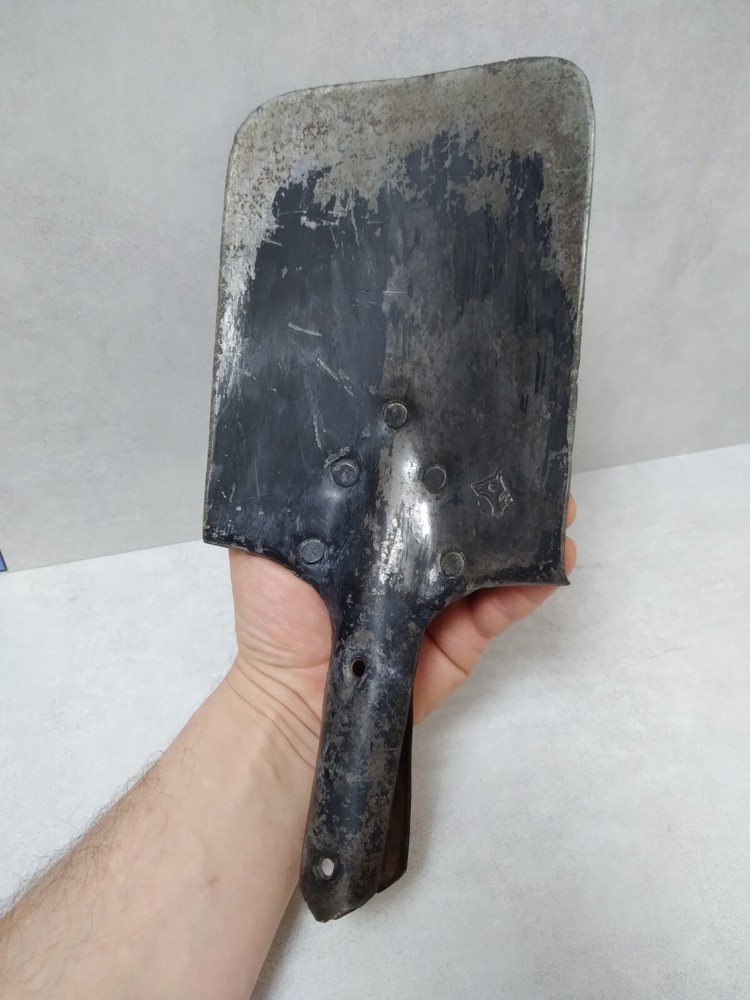 WW2 Original Authentic Relic German Sapper Shovel, mark MFR Wolf