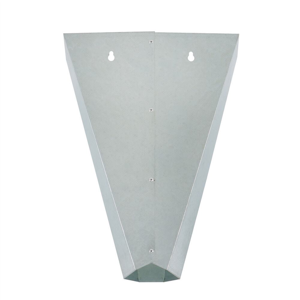 2 Pack Medium Chicken Cone Galvanized Steel Poultry Restraining Cone For Birds