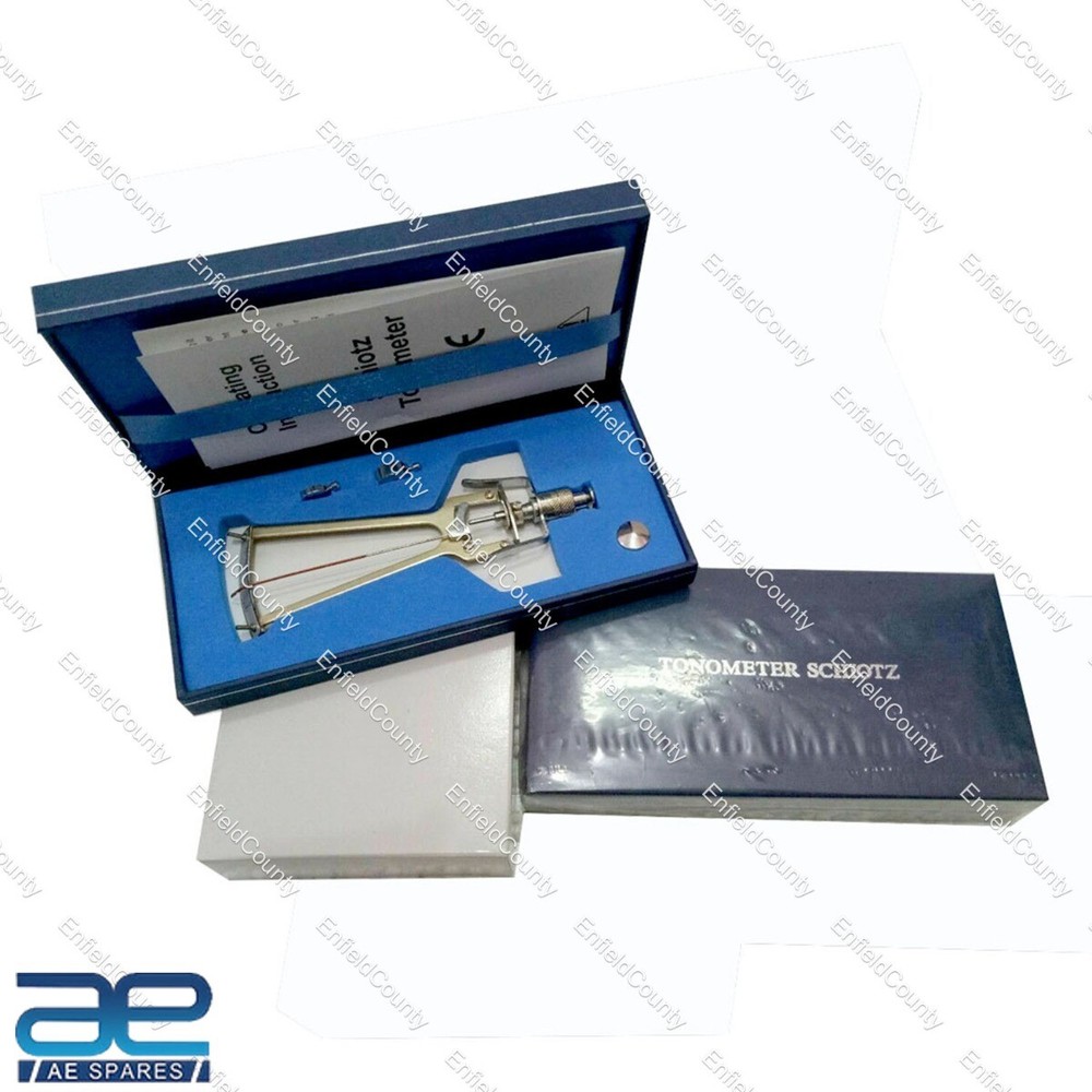RIESTER SCHIOTZ TONOMETER WITH BOX FOR OPHTHALMOLOGY & OPTOMETRY