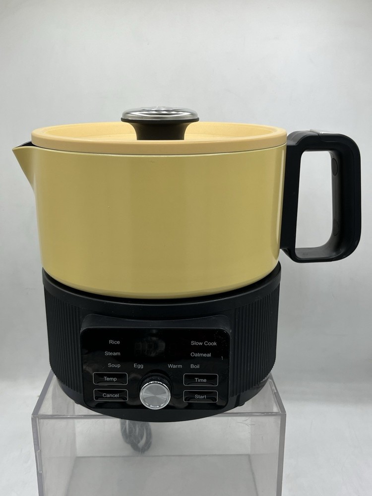 GreenPan Yellow Compact 6-Cup Multi-Function 10-in-1 Nonstick Electric Cooker