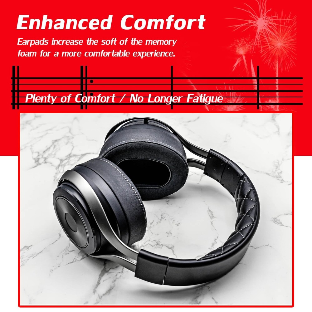 DIMOST LS50X Replacement Ear Pads Compatible with LS35X LS41 LS31 Black