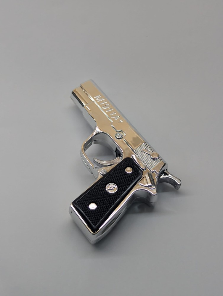 M1911A1 Mini Gun Keychain Laser Pointer, LED Flashlight 1/6 Scale