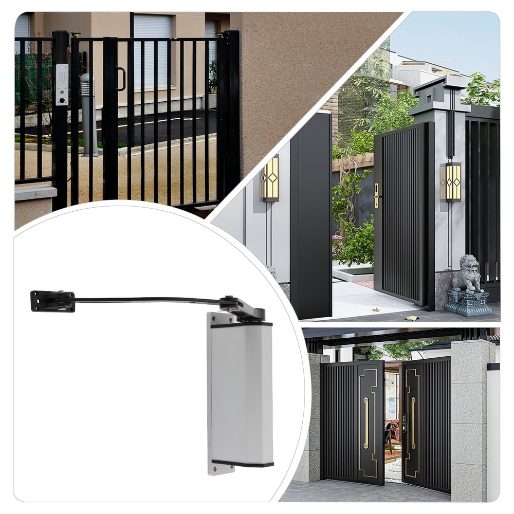 Automatic Swing Gate Opener Electric Door Operator Closer System w/ Remotes