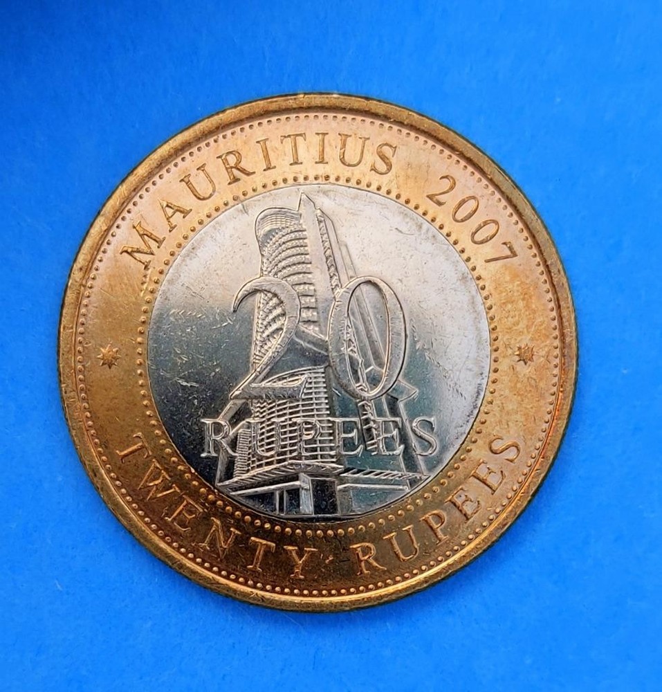 2007 Mauritius 20 Rupees