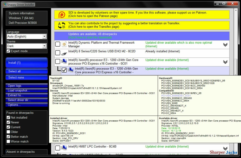NEW & Fast Ship! Snappy Driver Installer Automatic Driver Installation & Update