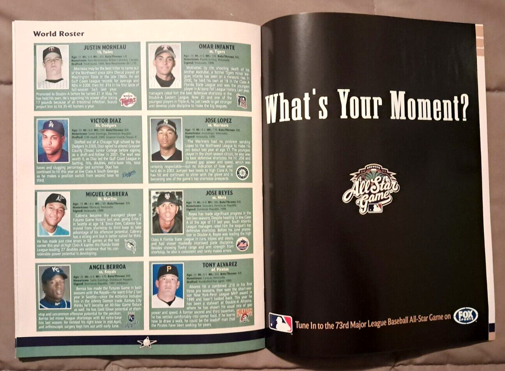 2002 All Star Sunday Program Milwaukee, July 7, 2002 GOOD