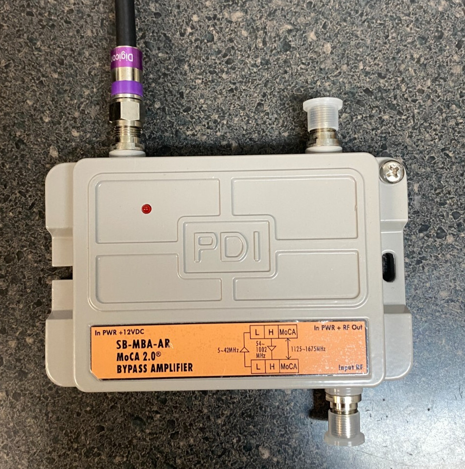 PDI MoCA 2.0 Bypass Amplifier SB-MBA-AR