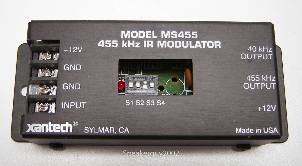 Xantech 455 KHz IR modulator / MS-455 / New - No Box