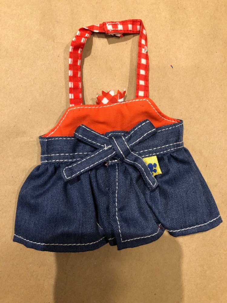 Build a Bear Smallfry Denim Jumper and Hat Set