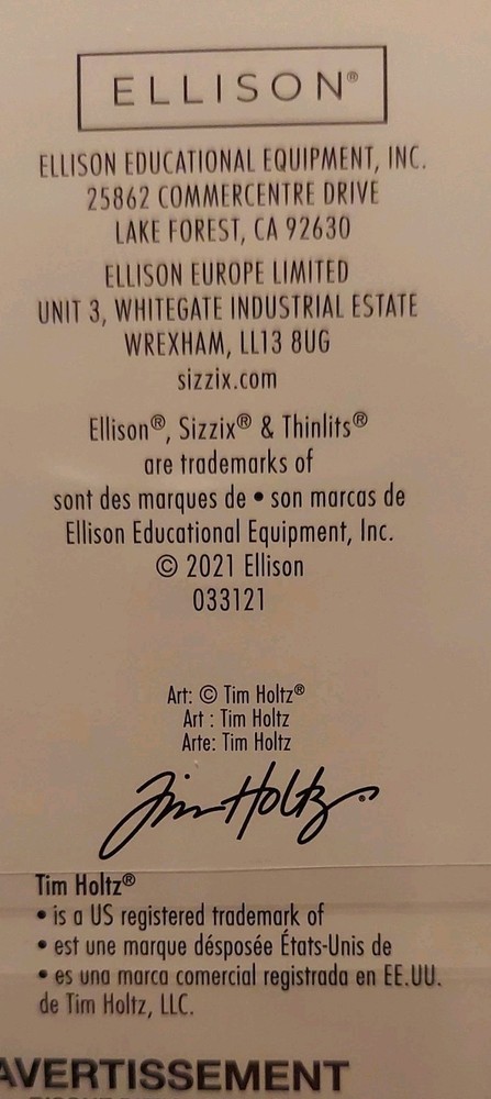 Sizzix Thinlits Retro Oven by Jim Holtz 12 dies Ellison Scrapbooking 665558