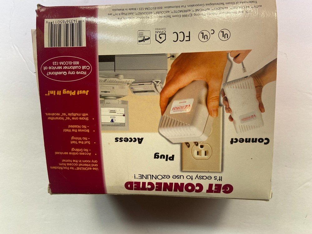 ez-Online Computer Modem & Fax Access Extender New