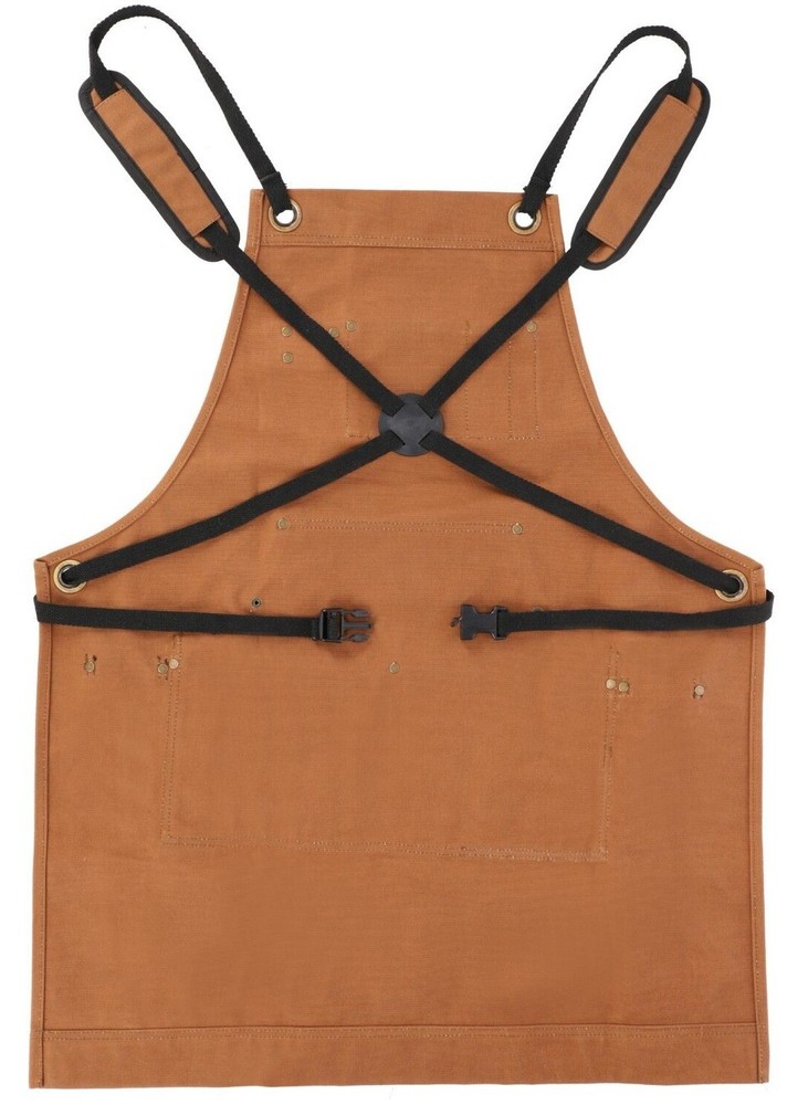 WHITEDUCK Heavy Duty Waxed Thick Canvas Apron 24oz Multi-Functional Work Apron