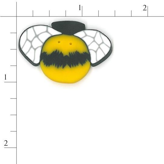 Bee 1101 Buttons by Just Another Button Company
