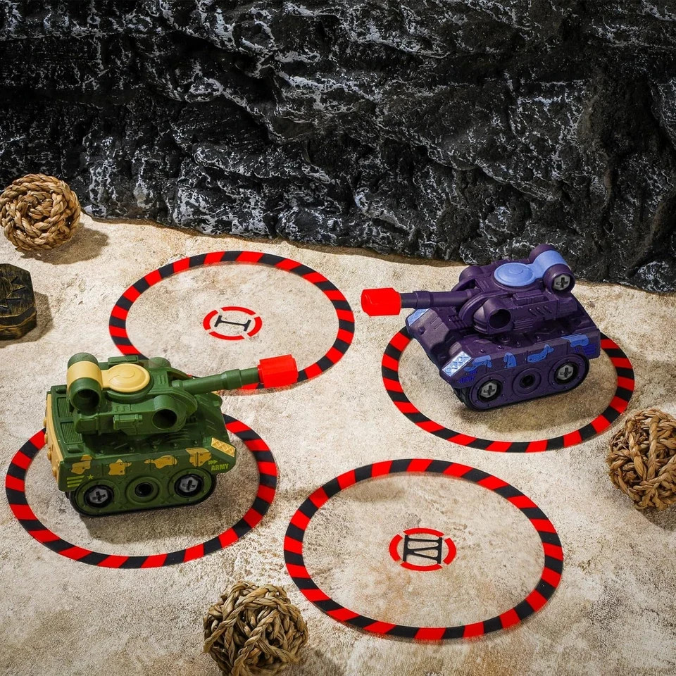 6 Pcs Objective Point Markers Round PVC Objective Marker Gaming Accessory, Minia
