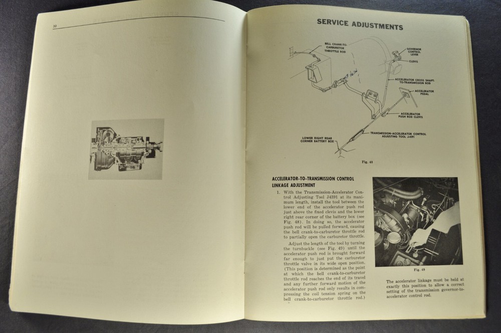 1950 Studebaker Automatic Transmission Shop Manual Commander Champion Original