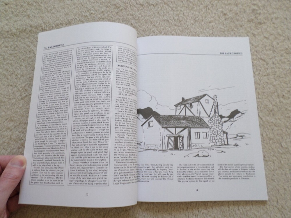 Adventures in Blackmoor DA1 Dungeons & Dragons adventure module