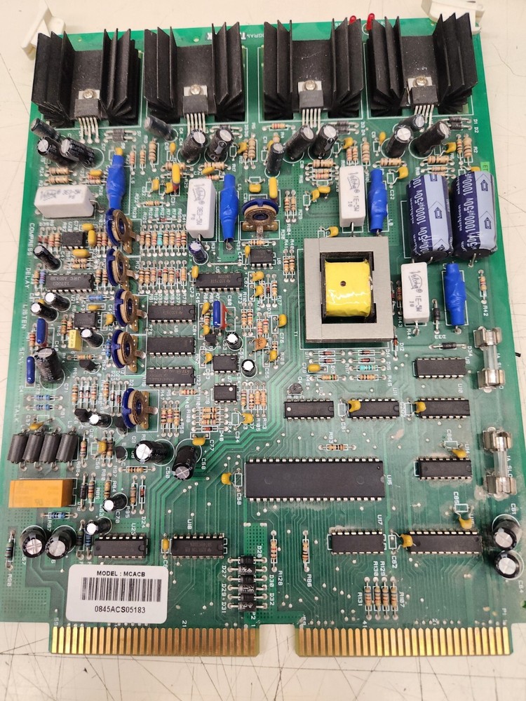 Bogen Multicom QCR24 Intercom Analog Card Module Board MCACB