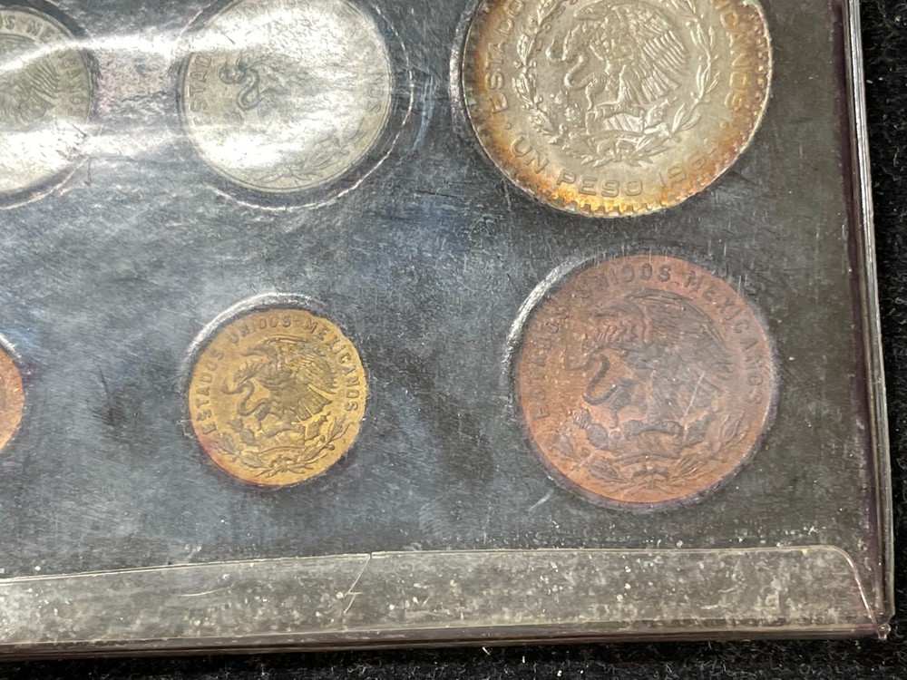 1964 Mexico 6 Coins Mint Set