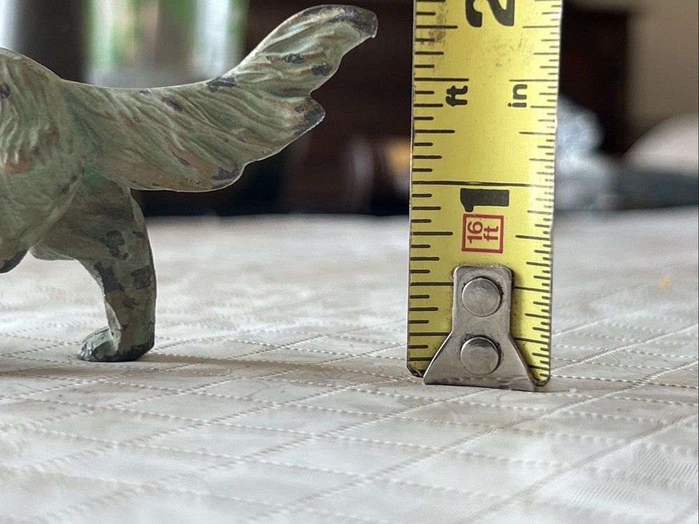 Vintage Cast Metal (solid) Spaniel/Retriever Figure 5.5”
