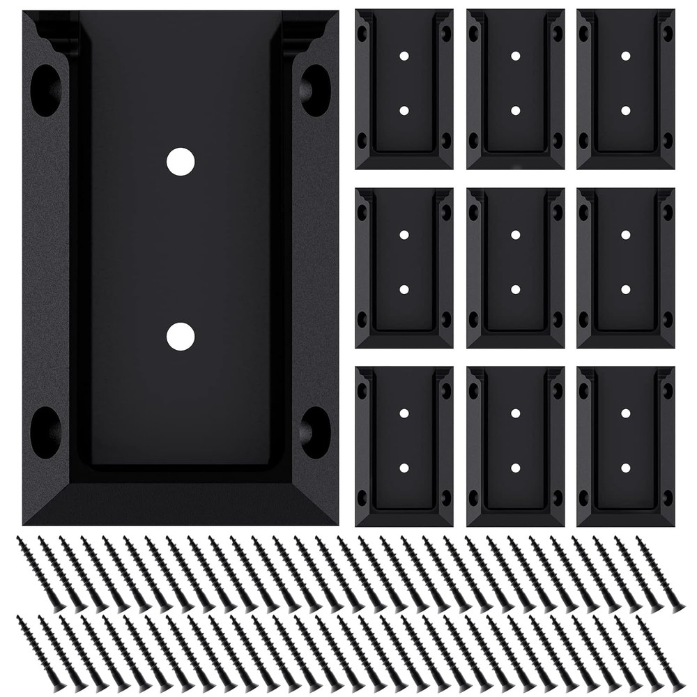 Deck Railing Bracket Connectors, 2X4 Brackets for Railing Wood Lumber Post, 10 P